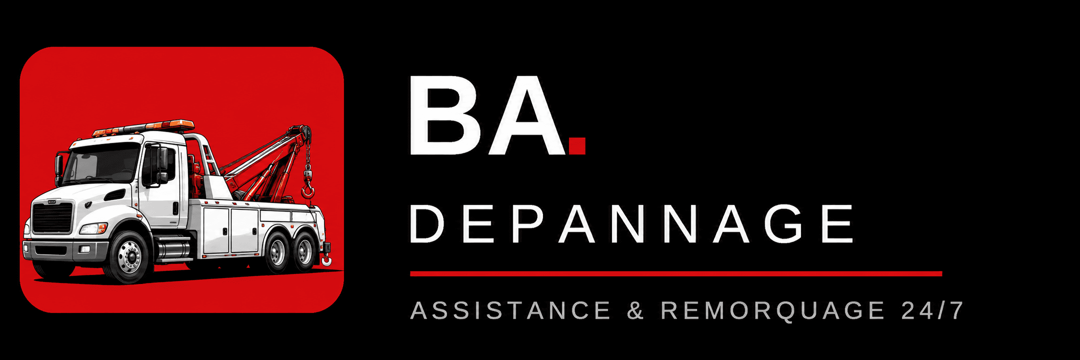 BA Dépannage, assistance et remorquage 24h/24 7j/7